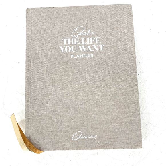 Oprah Other - Oprah The Life You Want Planner Guided Journal Goal Setting New Unused